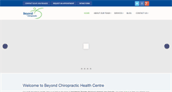 Desktop Screenshot of beyondchiropractic.ca