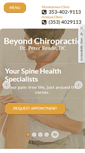 Mobile Screenshot of beyondchiropractic.ie